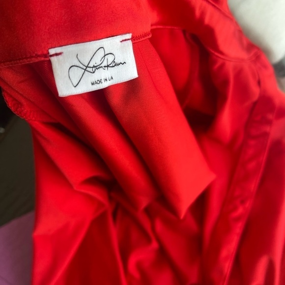 𝅺laina Rauma SET Small LIGHT PURPLE LAVENDER satin Club Bed Top Drawstring pants - Picture 5 of 16